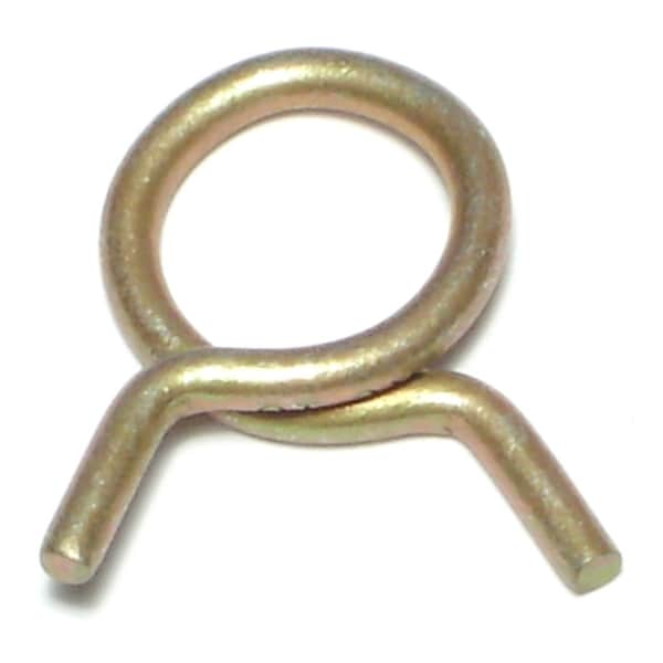 Midwest Fastener 9/16" OD Zinc Plated Steel Hose Clamps 10PK 70207 - main